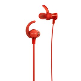 Sony MDR-XB510AS MDR-XB510AS R Waterproof Sport Earphones with Remote and Microphone Red