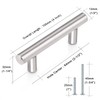 Probrico 15 Pack | T Bar Cabinet Pulls Stainless Steel