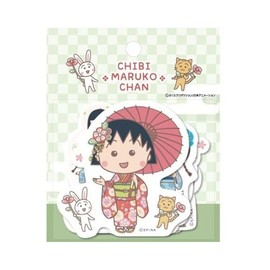 Naito Design Laboratory Chibi Maruko-chan Flake Sticker (Kimono Classmate) 45699