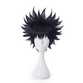 Cosplay War Fushiguro Megumi Wig, Heat Resistant Wig with Net, Cosplay Wig Accessories, Anime, Halloween, Christmas, Parties, Costume, Disguise