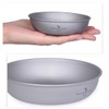 Boundless Voyage Ultralight Titanium Pan Dish Plate with Carry Mesh