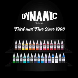 Dynamic Electric Blue Tattoo Ink – Professional Long-Lasting Tattooing Inks - 1 Ounce Bottle