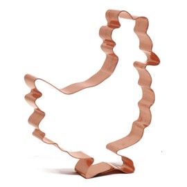 Large Farm Chicken Copper Cookie Cutter