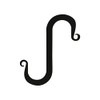 Village Wrought Iron 2in S Hook