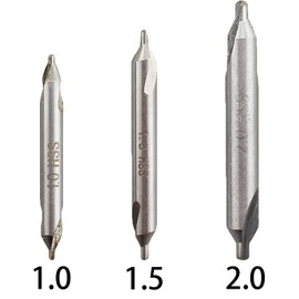 TAODAN 7PCS Silver High Speed Steel Centre Drill Bit Set 1.0/1.5/2.0/2.5/3.0/4.0/5.0 Lathe Metalworking Countersinking Tools