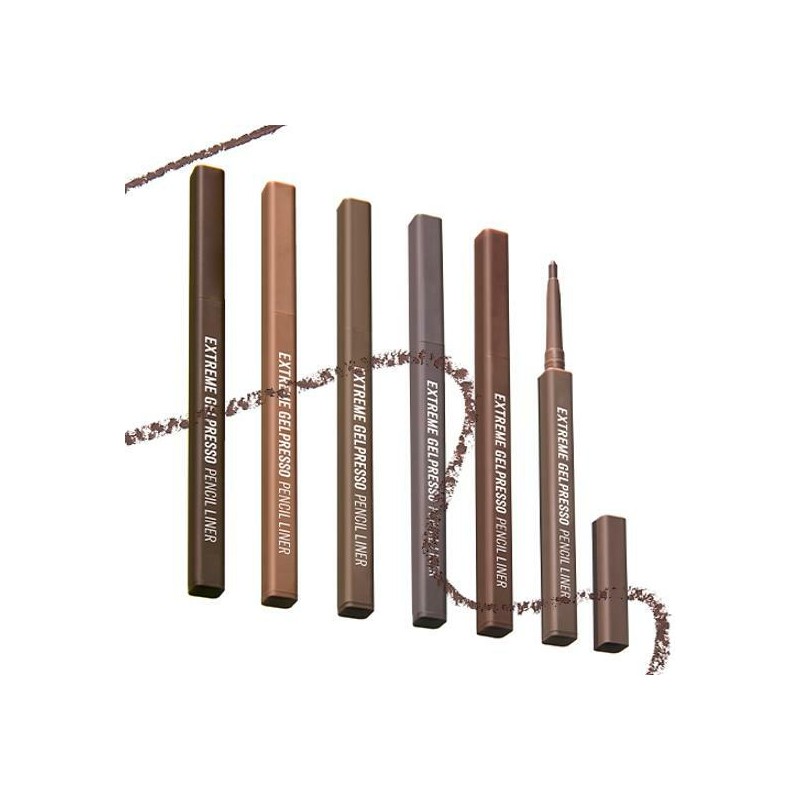 CLIO Extreme Gelpresso Pencil Liner - 004 Grey Brown