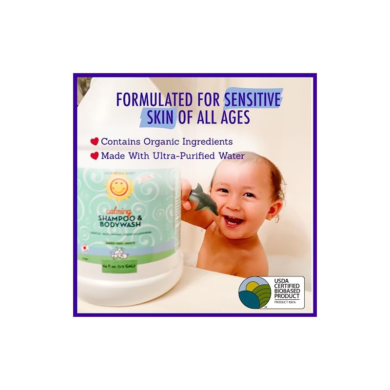 California Baby Calming Shampoo And Bodywash, 19 Fl OZ