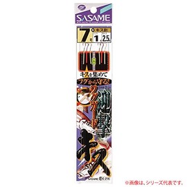 ささめ針(Sasame) K-214 フグガードキス 3本鈎 7号-1-2.5