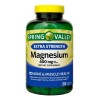 Magnesio 400mg (250 Tabletas) Alta Potencia Spring Valley Sabor Sin