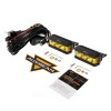 AUXBEAM 5" LED Light Bar Pods Offroad Driving Fog Amber