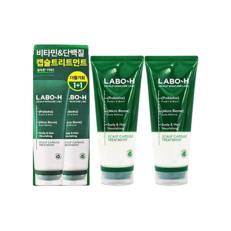 LaboH 라보에이치 두피강화 클리닉 캡슐 트리트먼트 200ml x2개 a2-1 Labo