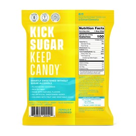SmartSweets Sour Blast Buddies, Candy With Low Sugar 3g, Low Calorie 100, Net Carb 12, Plant Based, Gluten Free, No Artifical Colors or Sweeteners 1.8 Oz Bags (Pack of 6)