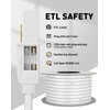 Shine Decor LED Rope Lights AC 120V, Connectable & Cuttable