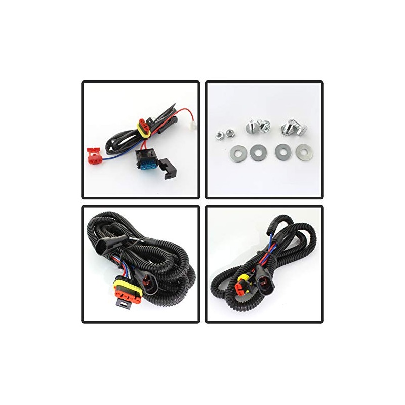 ACANII - For 2007-2013 Toyota Tundra LED Bumper Built-In DRL