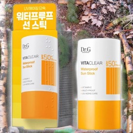 Dr.G Skin Moisture Skin Whitening Vita Clear Waterproof Sun Stick SPF50+ PA++++ 1 piece 21g / 닥터지 피부촉촉 피부미백 비타 클리어 워터프루프 선 스틱 SPF50+ PA++++ 1개 21g
