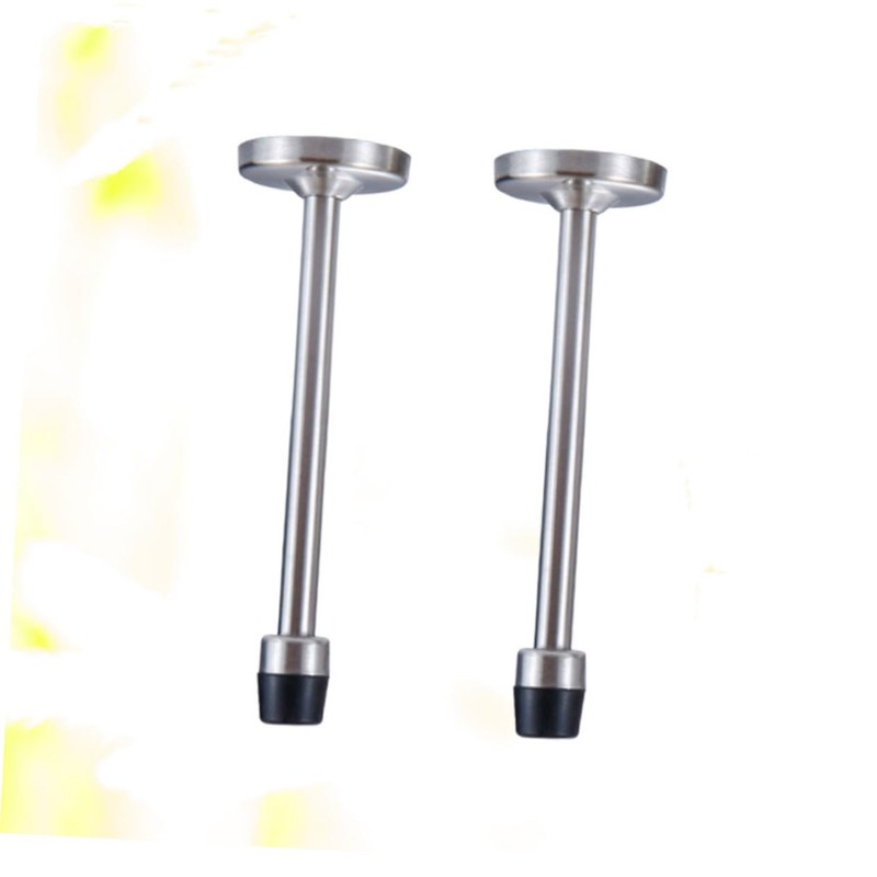 OHPHCALL 2Pcs Stainless Steel Door Stopper Cylindrical Design for Practical