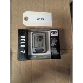 CatEye Velo 7 Bike Computer Cyclometer Speed Distance Time Tracking OBO (W79)