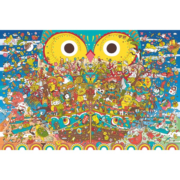 1000 Piece Jigsaw Puzzle, Momoko Murata, Neritaya Treasure Ship 19.7