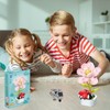 ARONRAVE Flower Building Blocks Set, Clamping Blocks, Mini Blocks, Artificial