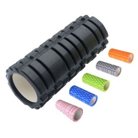 Feelino Limity Fascia Roller, Fitness Roller, Massage Roller for Pilates, Yoga, Sports, Rehabilitation, black