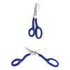 QWORK Duckbill Shears, 7 in Duckbill Applique Scissors, for Carpet