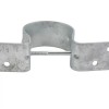 Plum Fittings 2 3/8" Galvanized Steel Pipe Grip Fence Brackets