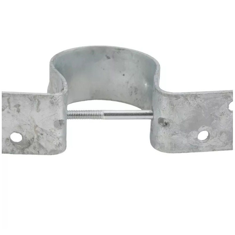 Plum Fittings 2 3/8" Galvanized Steel Pipe Grip Fence Brackets