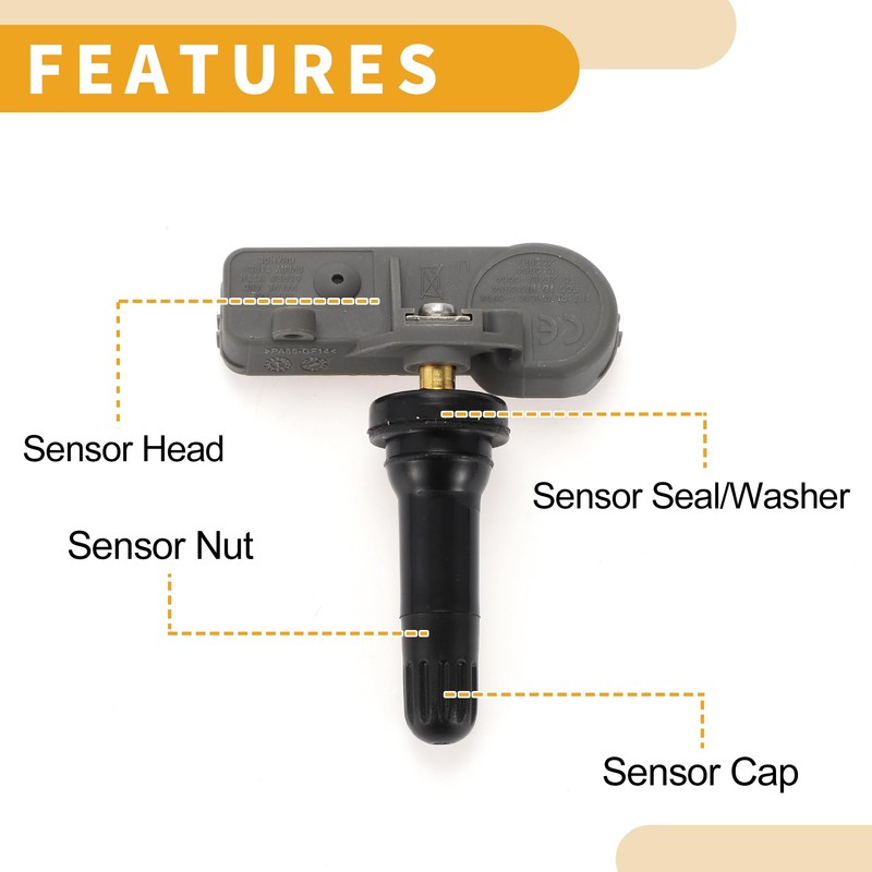 Partuto Tire Pressure Sensor No.BB5Z1A189A TPMS Sensor for Ford Escape