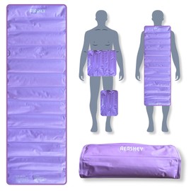 Large Full Body Ice Pack – 45x16 inches, Purple Reusable Cooling Blanket for Relaxation, Summer Comfort, Full-Body Cooling, and Recovery After Physical Activity or Everyday Use (Purple)