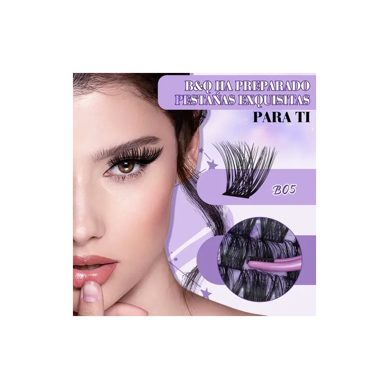 Extensiones De Pestañas Kit Bq Clásico 8-18mm B05