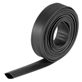 sourcing map Heat Shrink Tubing, 3/8"(10mm) Dia 2:1 rate Shrinkable Tube Cable Sleeve 10ft - Black
