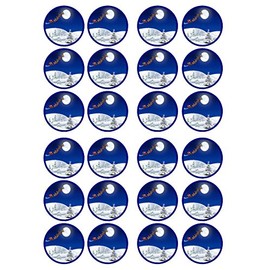 Christmas Scene, Weihnachten Szene, Essbare PREMIUM Dicke GEZUCKERTE Vanille, Wafer Reispapier Cupcake Toppers/Dekorationen