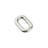 925 Sterling Silver Oval Spring Bail Clasp for Jewelry Making