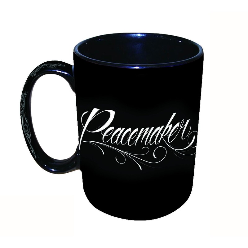 David Gonzales Art - Taza de pavo real, 453 ml