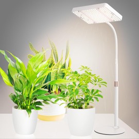 Desk Grow Light, Bright Tabletop Grow Lights for Seed Starting, Seedlings, Bonsai, 25 Watt Power Draw, NO Need Adapter, 16"-24" Height Adjustable, Daisy Chain Function