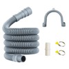 10 Feets Universal Washing Machine Drain hose Flexible Dishwasher Drain