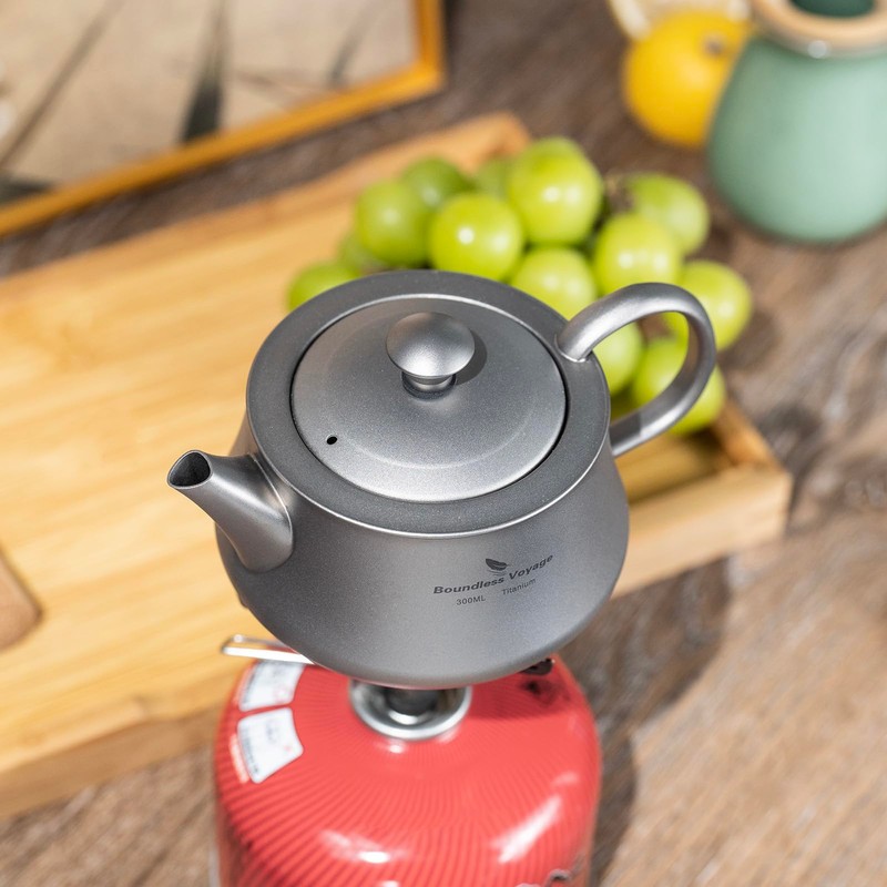 Boundless Voyage 300ml Titanium Kettle Portable Kung Fu Tea Set