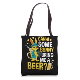 Can some bunny bring me a beer for a Easter Fan Tote Bag
