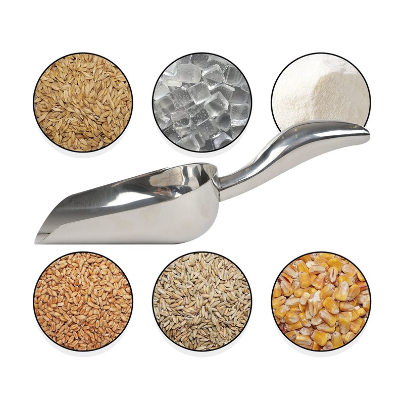 LEMONSODA Stainless Steel Utility Ice Scoop - Rustproof Metal -