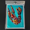 Caroline's Treasures Lucy the Crawfish in blue Greeting Cards Pack