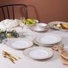 Noritake Trocadero Gold Set Of 4 Dinner Plates, 10.50"