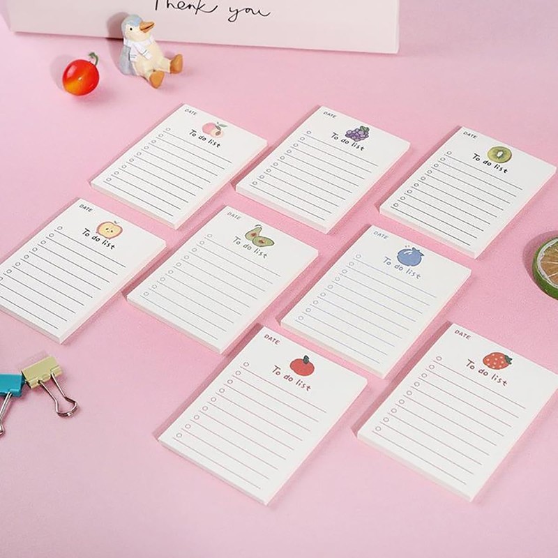 OSYLICT 8 Packs to Do List Notepad,2.75 x 3.94 inch