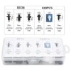 Grapa Kit Automotriz Universal Surtido Estuche Clips de Retenedores Coche