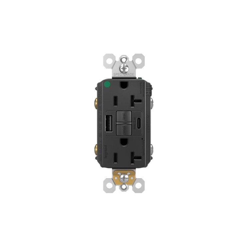 Legrand Pass & Seymour Radiant 20 Amp GFCI Wall Power