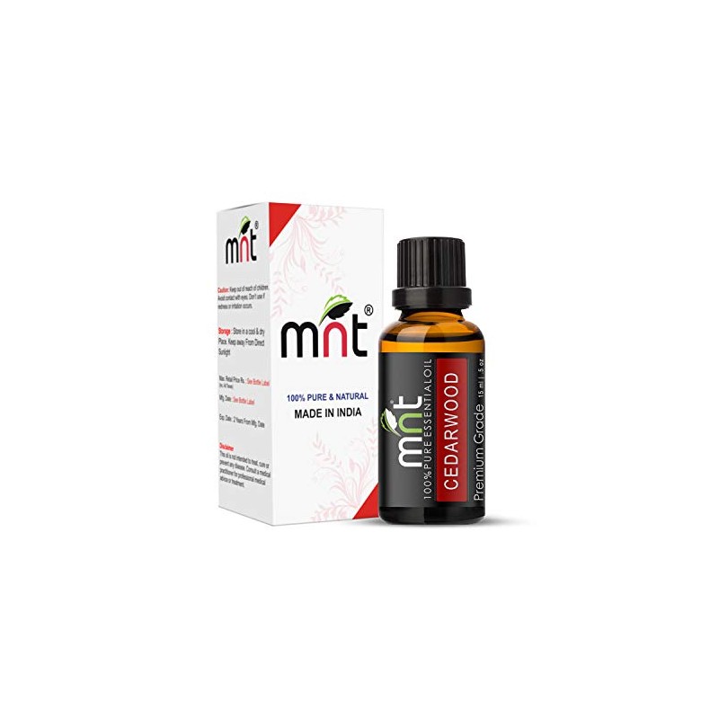 MNT Cedarwood Essential Oil 100% Pure, Natural & Therapeutic Grade