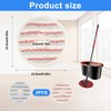 2 Pcs for Vileda Spin Mop Head Replacement, Mop Pads