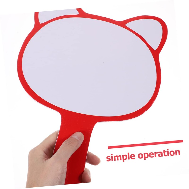 SHOWERORO Handheld Whiteboard Set 2pcs Blank Scoreboards Dry Erase Small