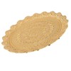 Turkish Tea Coffee Serving Tray Vintage Style Embossed Pattern Round