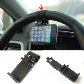 Handyhalterung Auto Handy Halterung fürs Auto Lenkrad 2 Stück, Upgrade Clip Kfz Handyhalterung Auto Lenkrad Universal Handy Halterung Auto Kompatibel Smartphone