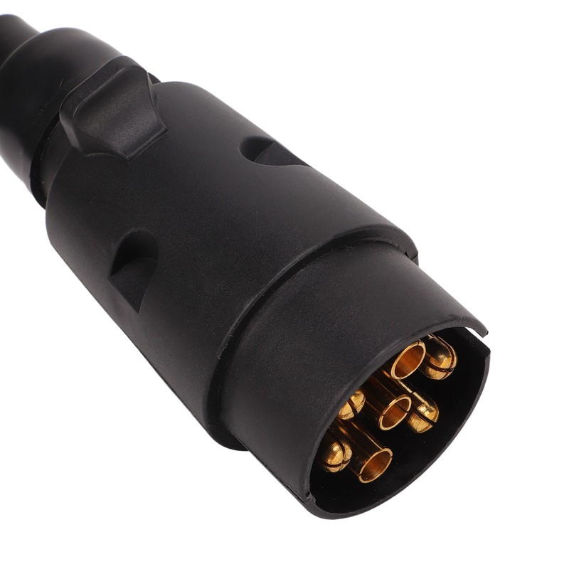 2m Trailer Light Board Extension Cable 7Pin Plug Socket Adapter